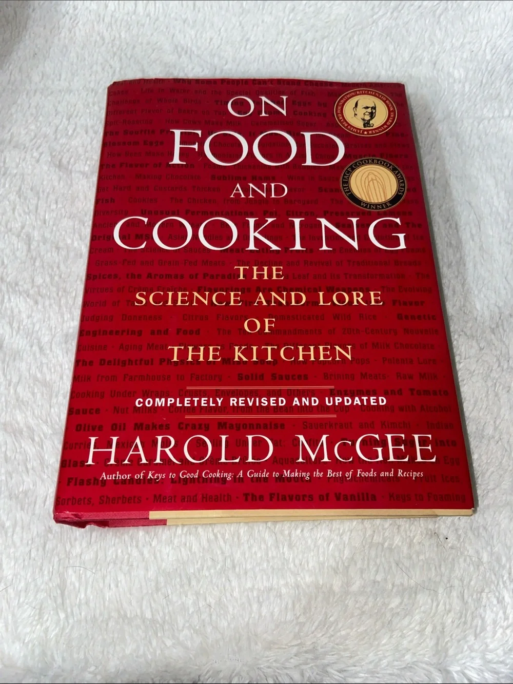 On food and cooking cookbook
